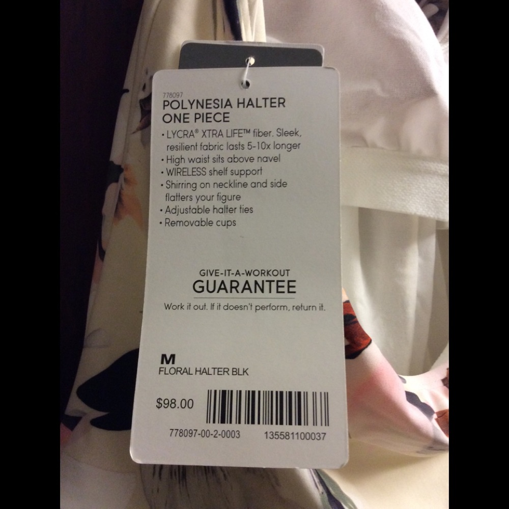 Athleta Polynesia halter one piece - Picture 5 of 8